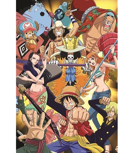 ABYstyle One Piece Straw Hat Crew Jigsaw Puzzle 1000 Pcs Featuring